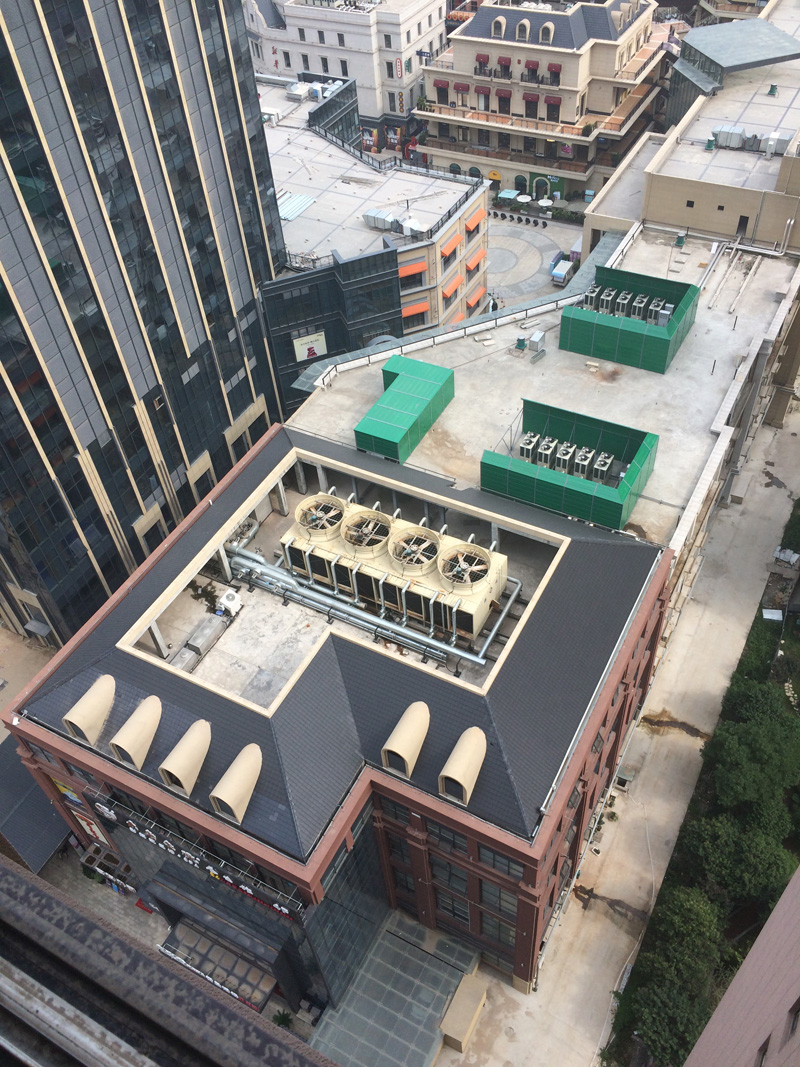 商业街区中央空调降噪工程
